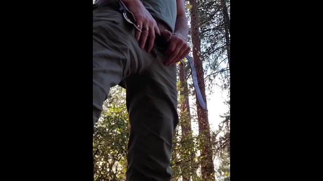 Passing in the woods