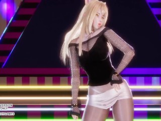 [MMD] Sistar - Touch my Body Ahri Sexy Kpop Dance League of Legends Uncensored Hentai 4K 60FPS