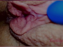 Clit rubbing and footjob come!