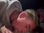 Preview 2 of Twink Almost Caught Sucking Boyfriends Cock In Car