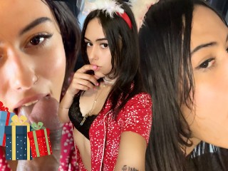 IZAMARIPOSA me Regala Garganta Profunda Por Navidad Video Completo Subtitulado En Ingles