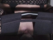 Preview 6 of I use the chair to enjoy on his face. Want his tongue in my pussy