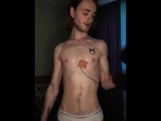 Preview 3 of Cardio training with heartbeat sound. Masturbation with heartbeat sound. Full Video OnlyFans volk.in