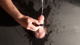 The Man Produced An Improvised Glory Hole And Emerged Forcefully From A Powerful Orgasm