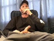 Preview 4 of Big dick and good weed + cumshot ( smoke and stroke )