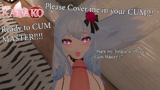 I Beg You To CUM All Over My PRETTY FACE And TONGUE CATGIRL COWKINI As I COSPLAY As Ganyu