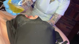 Japanese Mistress Miyu Ukázka Masochisty A Mých Tělesných Tekutin Mix Chu Ju Chu Část 2 Sliny Čichající Mučení Ruční Práce Svatá Voda Pití Moči
