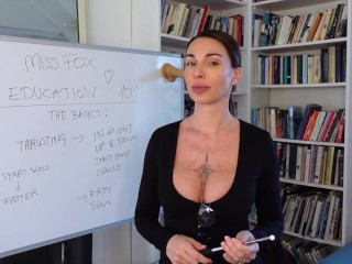“HOW TO FUCK” - Real Sex Lesson with Miss Fox 👩‍🏫