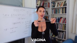 “HOW TO FUCK” - Real Sex Lesson with Miss Fox 👩‍🏫