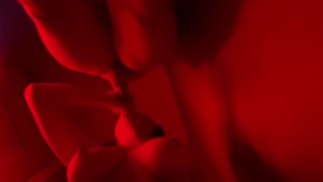 Thumbnail Titted brunette sucks in a nightclub