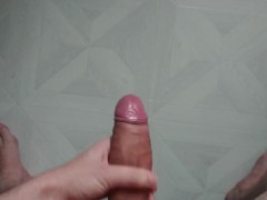 Jerking off the huge Dick while my stepsister is not at home - Screenshot 15 of 16 - Loud Male Orgasm
