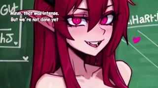 Succubus Schoolgirl wants to drain your energy [Hentai Joi]