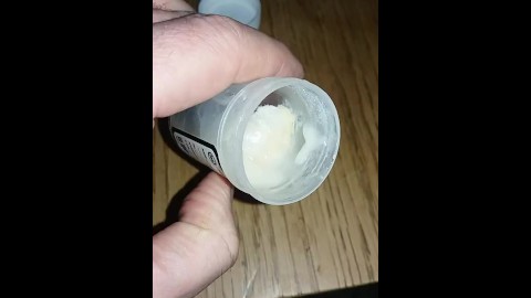 Frozen collected cum from strangers