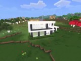 How to build a Big Modern Mansion in Minecraft