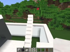 How to build a Big Modern Mansion in Minecraft