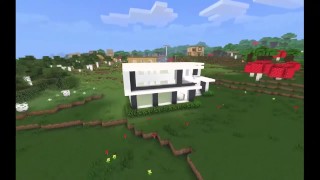 Como construir uma grande mansão moderna em Minecraft