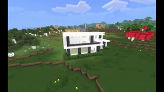How to build a Big Modern Mansion in Minecraft