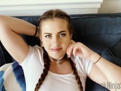 Cute Goth Girl Step Daughter Gets Fucked For Having Sex With Step Dads Boss - Amelia Ryder