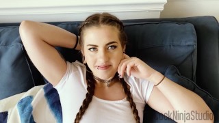 Cute hijastra gótica es follada por tener sexo con el jefe de los padrastros - Amelia Ryder