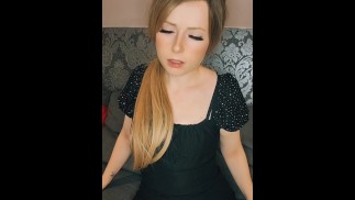 Irlandesa ONLY FANS chica sorprendida por una polla masiva