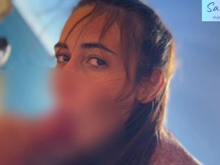Sexy blowjob with ponytale