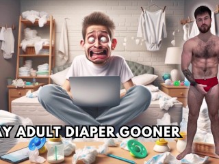 Gay Adult Diaper Gooner