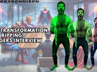 Hulk Transformation Shirt Déchirant L’interview Avengers