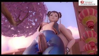 Hottest Hetai Street Fighter 4K 60Fps In Fortnite's Chunli Try Not To Cum Challenge
