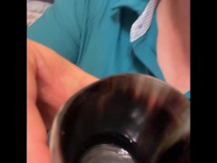 I swallow my own load out of a shotglass