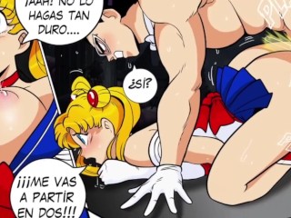 Vegueta Engaña a Bulma y Folla Con Serena Ep.1 - Sailor Moon