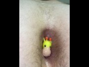 Preview 3 of Giraffe toy poking out from my sloppy hole