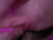 Preview 3 of small slut moans too loud gets hardcore fucked, choked and fingered POV 18 roomate amateur