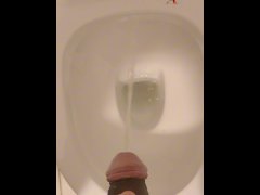 Asian Boy Peeing In The Bathroom
