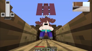 Minecraft Adult porn 05 -  Luna fucking her pussy on the boat