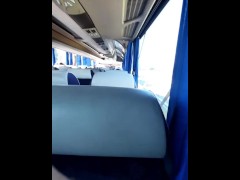 Enjoying holidays - Blowjob in Italian public bus