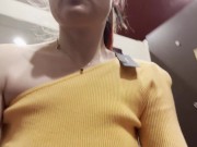Preview 2 of Tk maxx Nude Try On Haul See Through in Dressing Room
