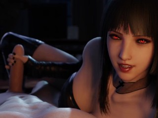 Gentiana Jerks off your Cock . Final Fantasy