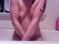 Woke the fuck up (bathtime)