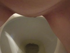 Madison Peeing in Toilet