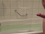 Preview 4 of Pissing in the tub before a bath and jerking off