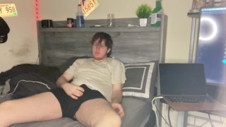 WANNA SEE ME DESTROY MY DICK | COME JERK OFF WITH ME | BI STRAIGHT MALE | BIG DICK