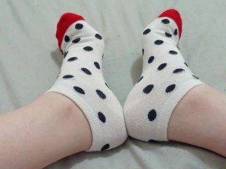 I Warm myself with my Feet before going to Study Pinay
