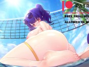Preview 3 of purple hentai girl sex in swimming pool! - 4k 60fps hentai