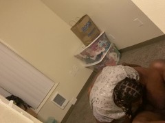 Sexy bbw face riding