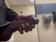 Preview 4 of Horny at work had to take care of business. Fucking risky.