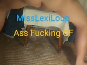 Preview 3 of MissLexiLoup trans female tight Rectums ass fucking butthole entry right up a hot channel 24A