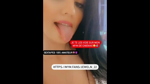 Jeweln_22-DÉFI INCONNU-Brunette française suce,se fait baiser,sodomiser par des inconnus sur MYM