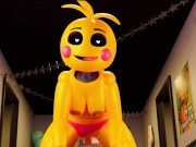 Preview 5 of Chica Hard Dick Riding After Party | Furry Fnaf Hentai 4k 60fps