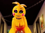 Preview 6 of Chica Hard Dick Riding After Party | Furry Fnaf Hentai 4k 60fps