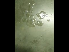 The mess I made while stroking my bbc